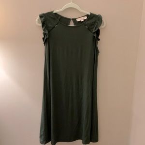 Dark green loft swing dress